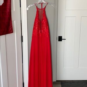 RED PROM DRESS